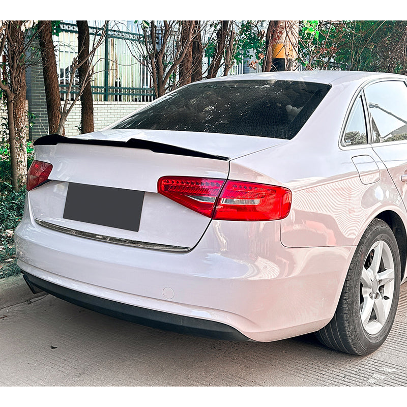 AutoStyle, Heckspoiler, glänzend schwarz ABS, Passend für Audi A4 (B8) Sedan 2008-2015