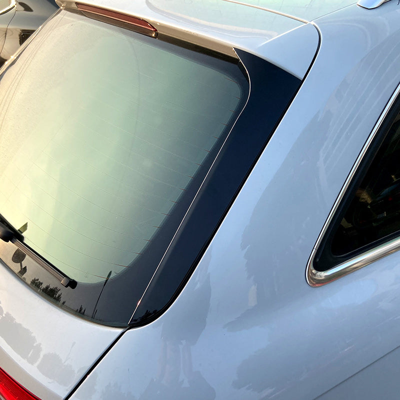 AutoStyle, Heckscheiben-Seitenspoiler, Glänzend Schwarz, Passend für Audi A4 (B8) Avant/Allroad 2008-2015, ohne S-Line
