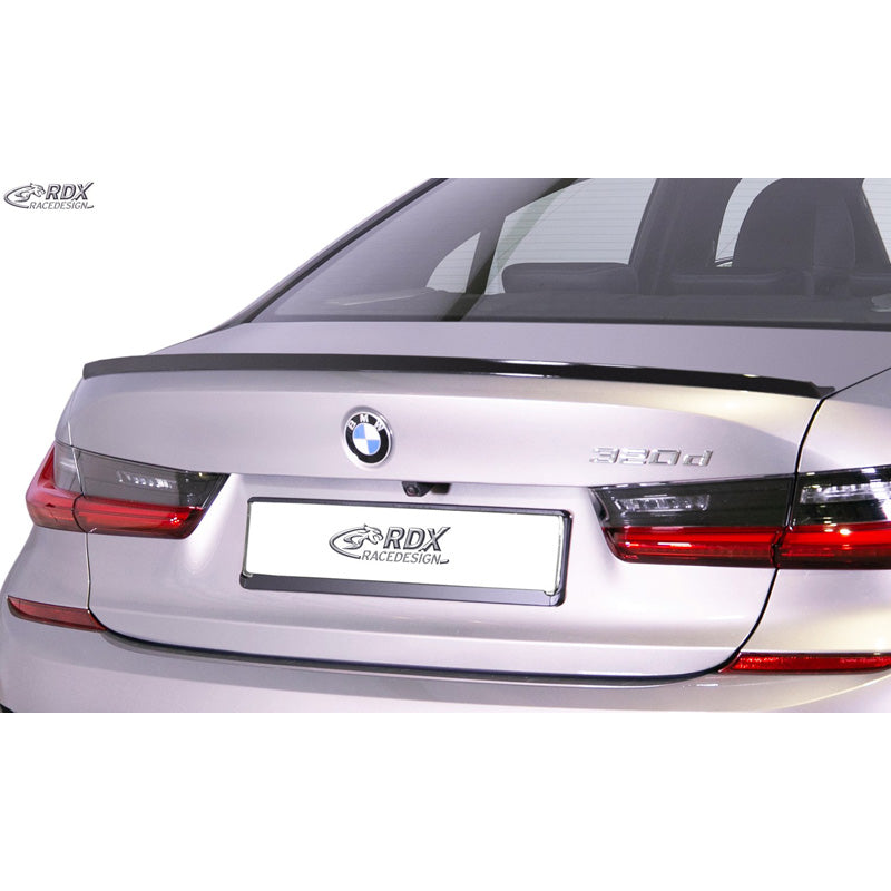RDX Racedesign, Heckspoilerlippe passend für BMW 3er G20 2019- (ABS), Schwarz