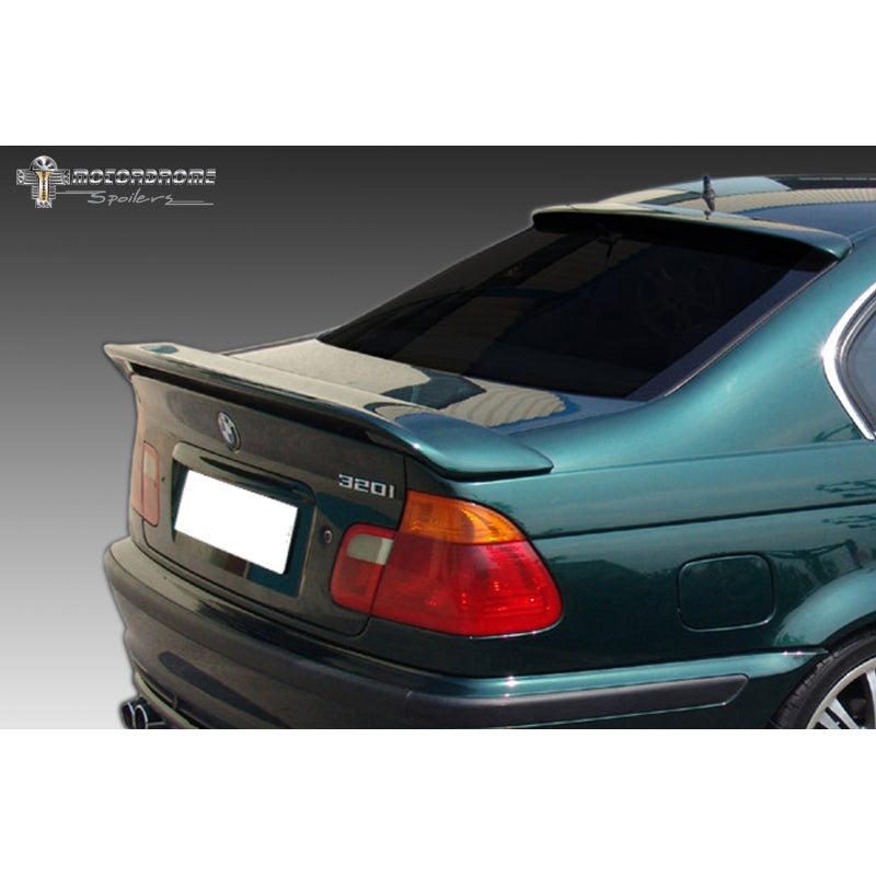 Motordrome, Heckspoiler passend für BMW 3er E46 Limousine 1998-2005, PU-Rim, Unlackiert