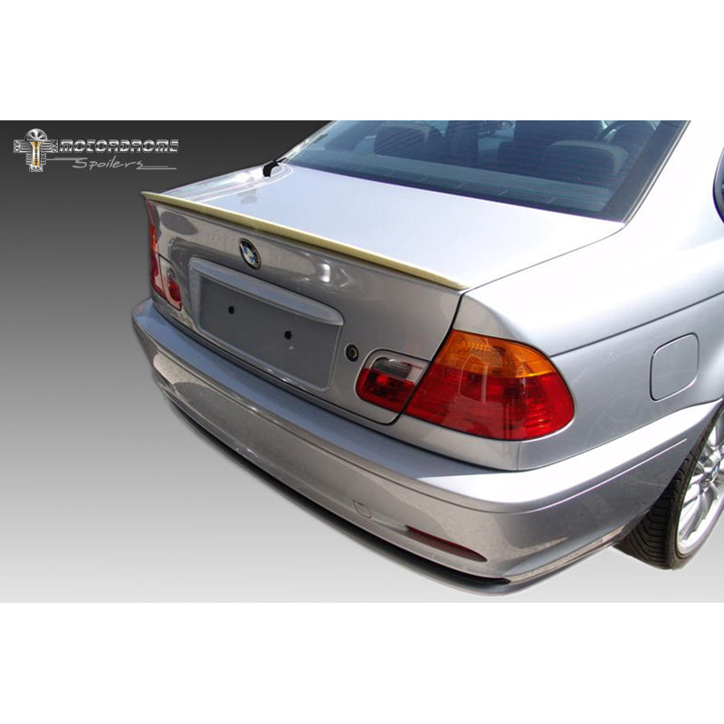 Motordrome, Heckspoilerlippe passend für BMW 3er E36 & E46 1991-2005 (PU), PU-Rim, Schwarz