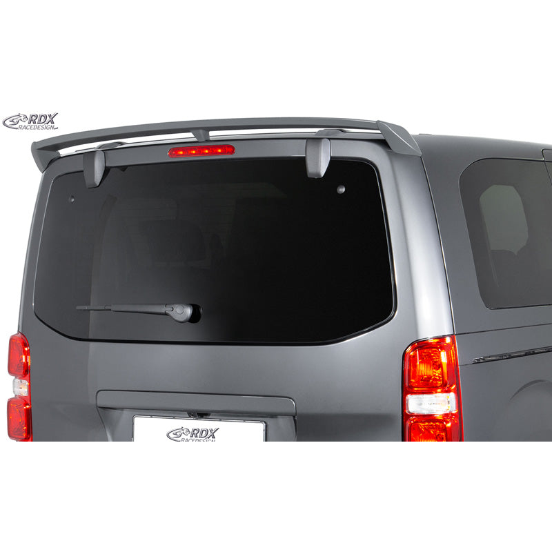 RDX, Dachspoiler, PU, passt für Citroën Jumpy/Dispatch/Spacetourer (2016-) & Peugeot Expert III/Traveller (2016-) & Toyota Proace (2016-) & Opel Vivaro C/Zafira Life (2019-) & Fiat Scudo/Ulysse (2022-) (mit Heckklappe)
