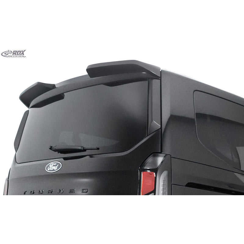 RDX Racedesign, Dachspoiler, PU-Rim, Passend für Ford Transit Custom / Tourneo Custom 2023- & Volkswagen Transporter / Caravelle T7 2024-