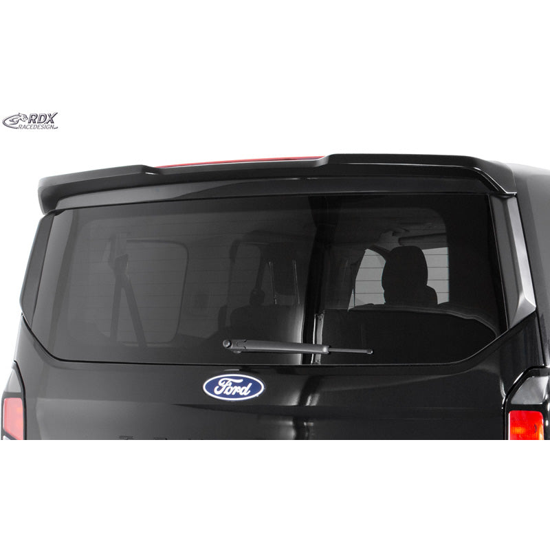 RDX, Dachspoiler, PU-Rim, passend für Ford Transit Custom / Tourneo Custom (2023-) & Volkswagen Transporter / Caravelle T7 (2024-) (mit Heckklappe)