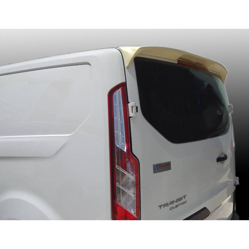 Motordrome, Dachspoiler passend für Ford Transit Custom 2012-2018 & FL 2018- (Heckklappe) (PU), PU-Rim, Unlackiert