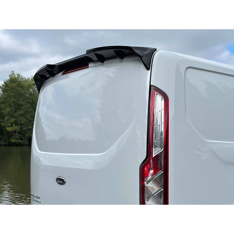 Motordrome, Dachspoiler passend für Ford Transit Custom 2012-2018 & FL 2018- (Heckklappe) (PU), PU-Rim, Unlackiert