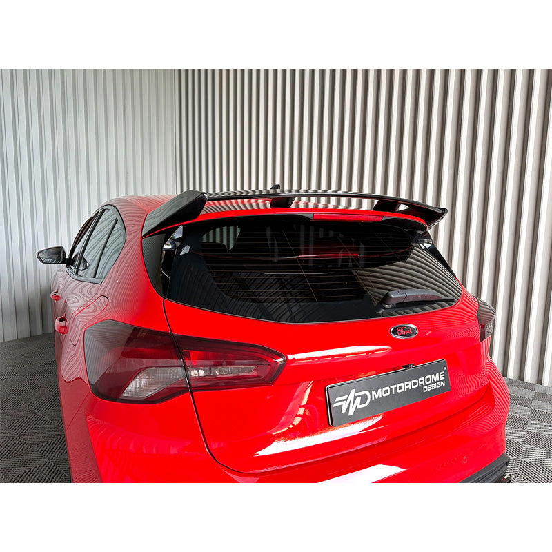 Motordrome, Dachspoiler, PU, Passend für Ford Focus IV HB 2018-2021 & Facelift 2021, inkl. ST-Line, unbehandelt