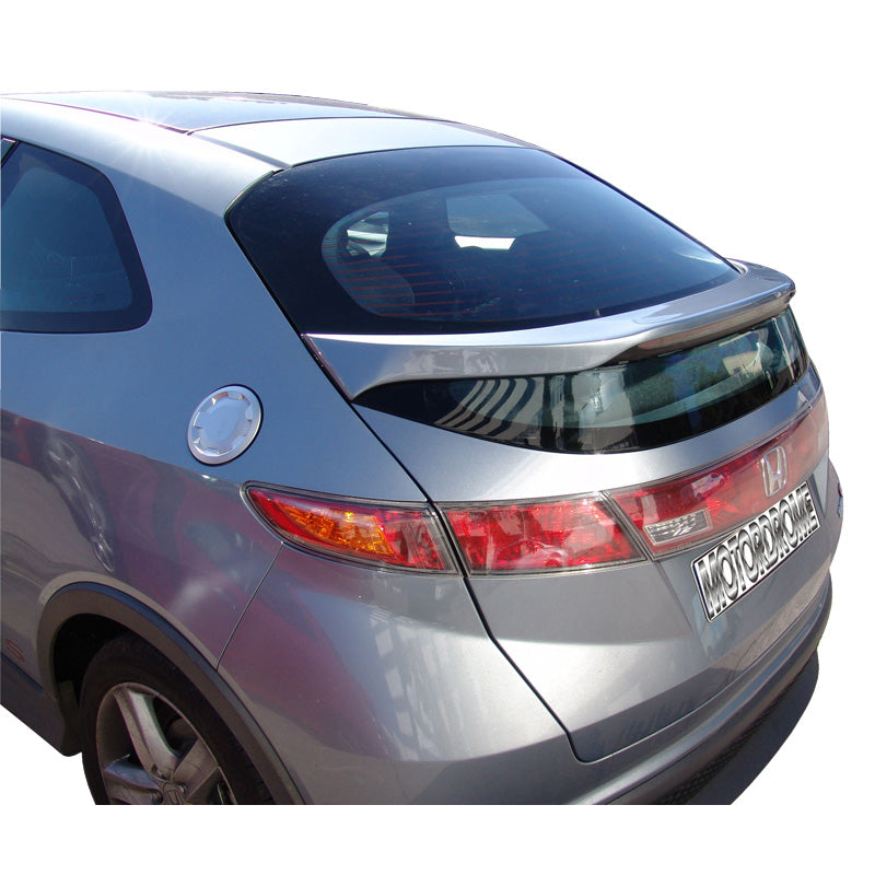Motordrome, Heckspoiler passend für Honda Civic 3/5-türer 2006-2012 Typ-R look, PU-Rim, Unlackiert