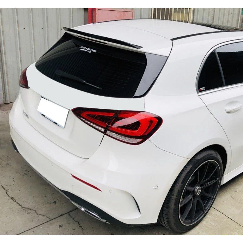 AutoStyle Dachspoiler (Spoilerkappe) passend für Mercedes A-Klasse W177 2018- (ABS Hochglanzschwarz)