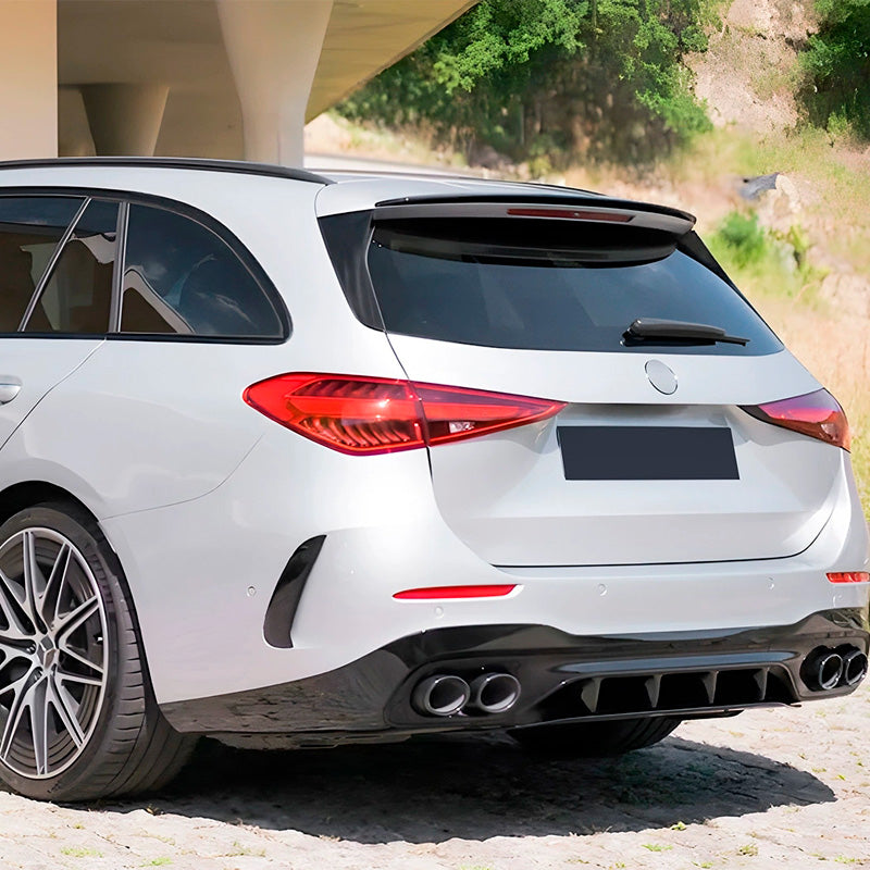 AutoStyle, Dachspoiler, Glanz Schwarz, passt zu Mercedes C-Class W206 Kombi (2021-)