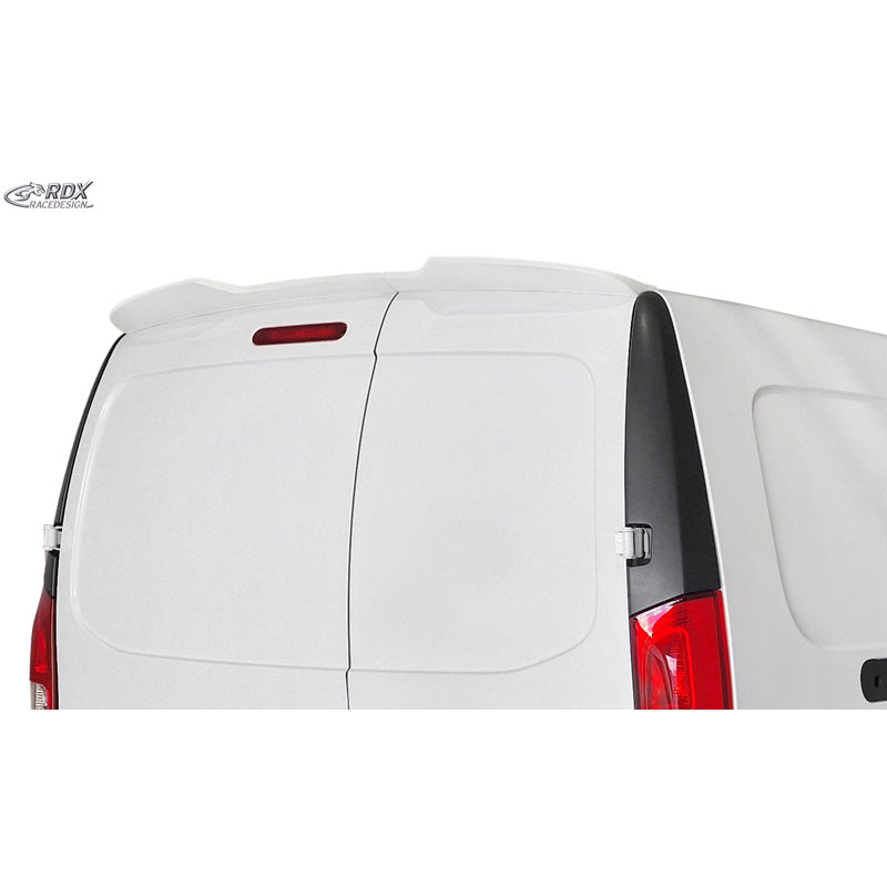 RDX, Dachspoiler, PU-Rim, passt zu Mercedes Citan (2012-2021), Renault Kangoo (2013-2021) & Nissan NV250 (2019-2021) mit 2 Hecktüren