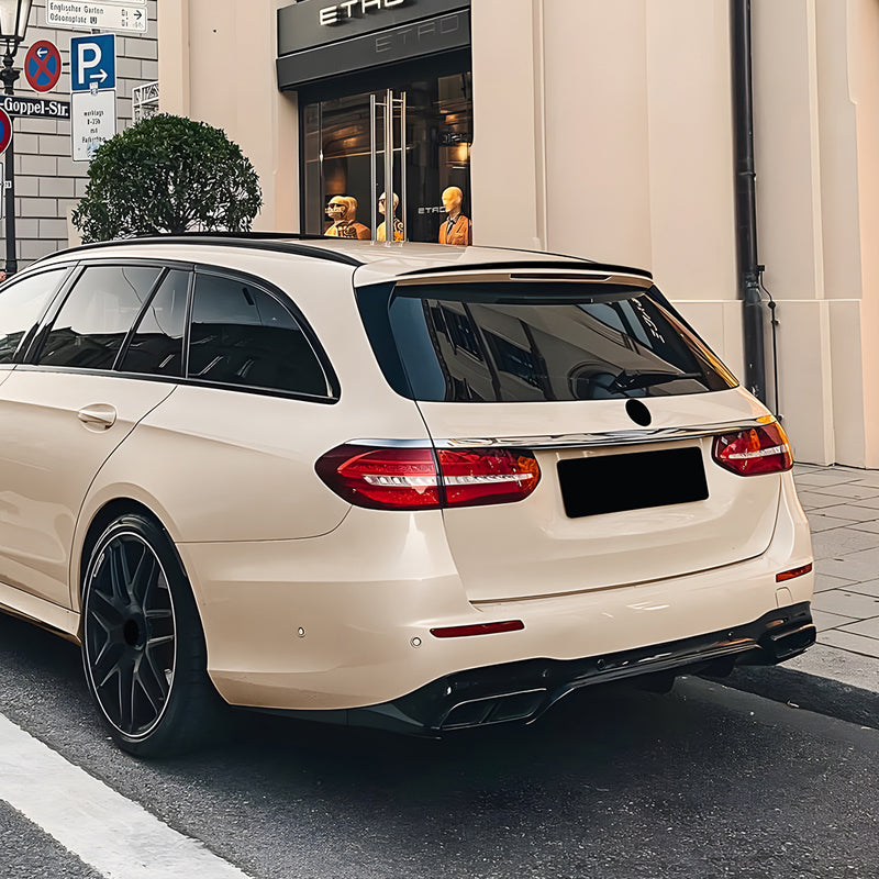 AutoStyle, Dachspoiler, Hochglanz Schwarz, passt zu Mercedes E-Class W213 Kombi (2016-2023)