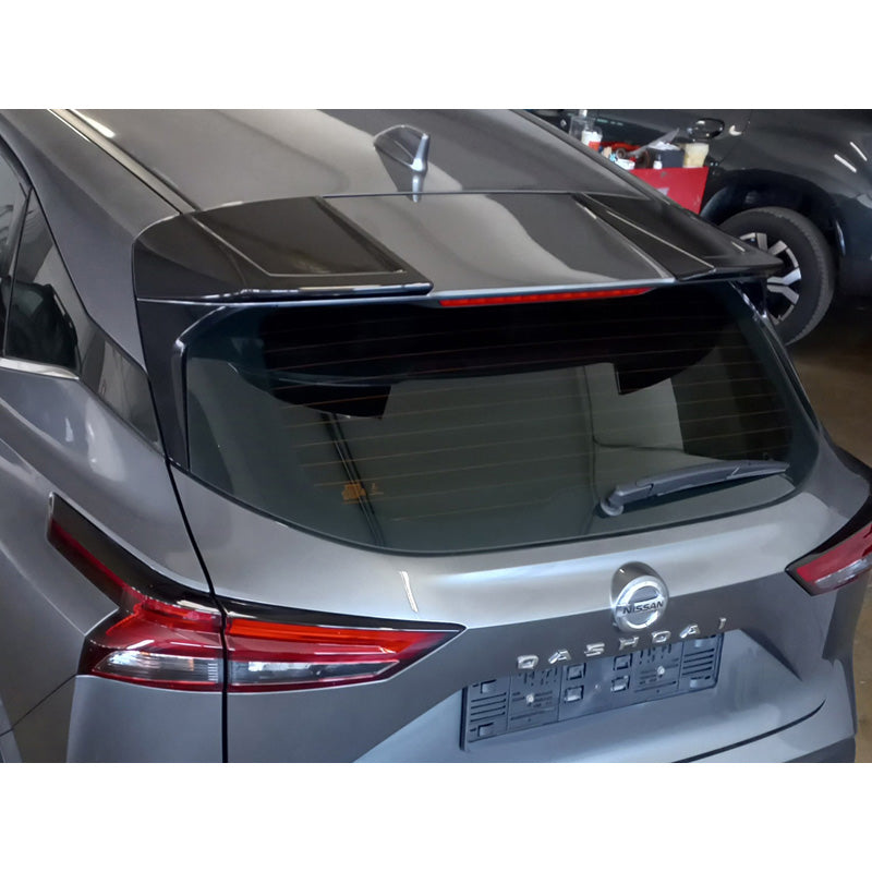Motordrome, Dachspoiler passend für Nissan Qashqai III (J12) 2021- (PU) (2-teilig), PU-Rim, Unlackiert