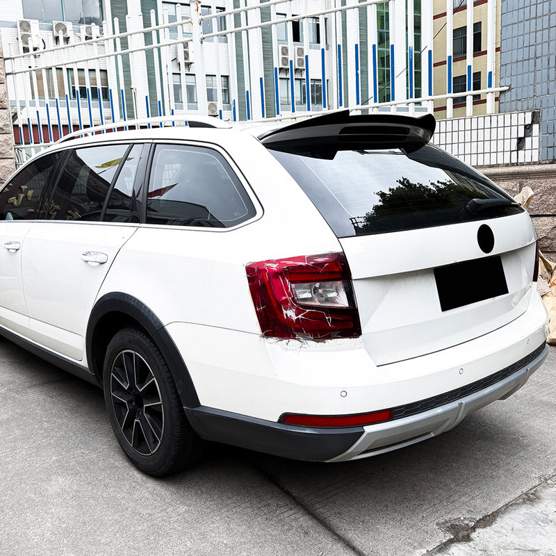 AutoStyle, Tagspoiler, ABS Glossy Black, passer til Skoda Octavia III (5E) Kombi (2013-2020)