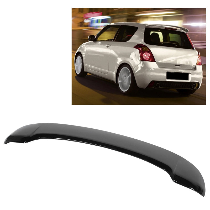AutoStyle Dachspoiler passend für Suzuki Swift II 2005-2010 (ABS Hochglanzschwarz)