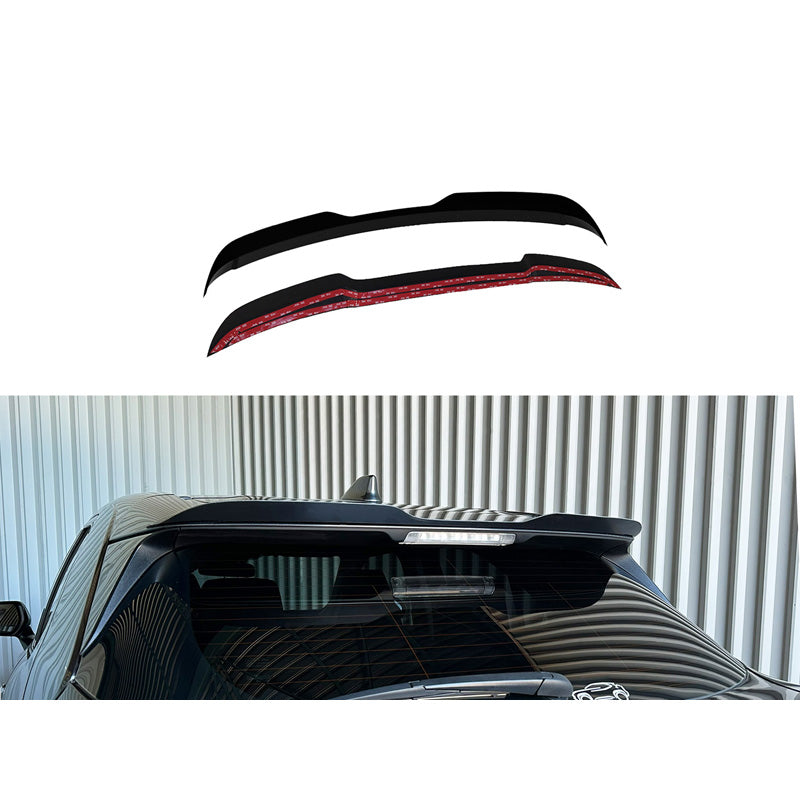 Motordrome, Dachspoiler (Spoiler Cap), ABS Hochglanzschwarz, Passend für Toyota Yaris Cross 2020-