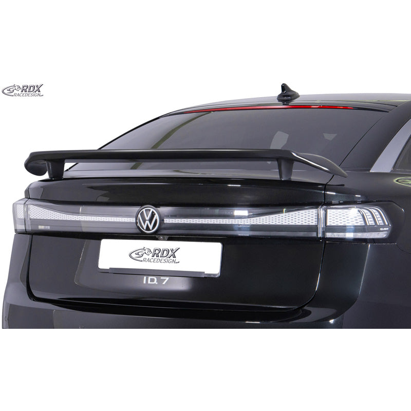 RDX Racedesign, Heckklappenspoiler, Passend für Volkswagen ID.7 2023-, Unbehandelter PU-Rim