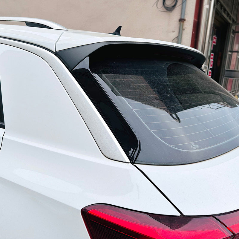 AutoStyle, seitliche Heckscheibenspoiler für die Heckscheibe, ABS glänzend schwarz, passend für Volkswagen T-Roc (A11) 2017-