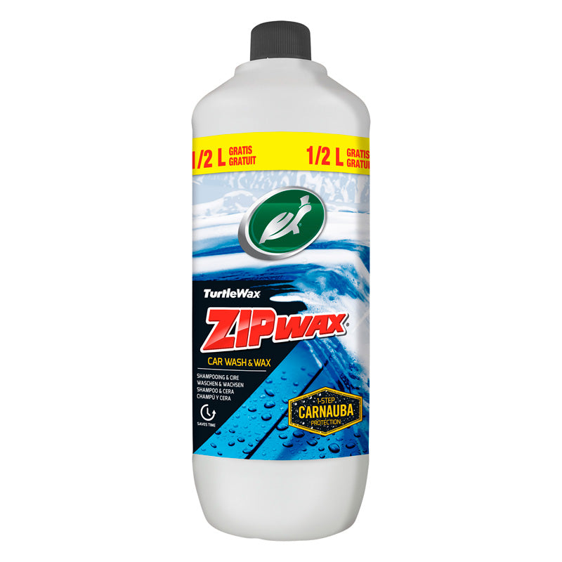 Turtle Wax, Turtle wax Zip Wax Shampoo plus 1,5L, Weiss