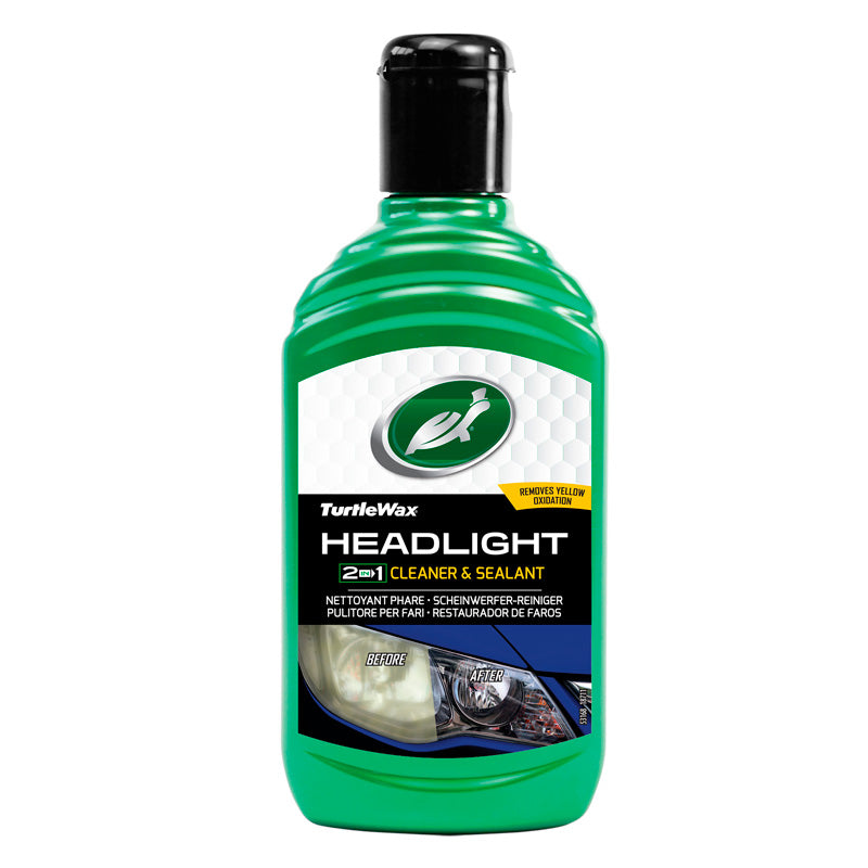 Turtle Wax, Headlight Cleaner & Sealant 300ml, Transparent