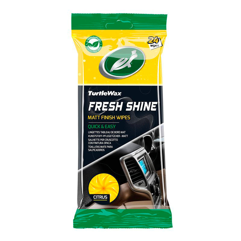 Turtle Wax 54096 Fresh Shine Matt Innenreinigungstücher 24 Stück