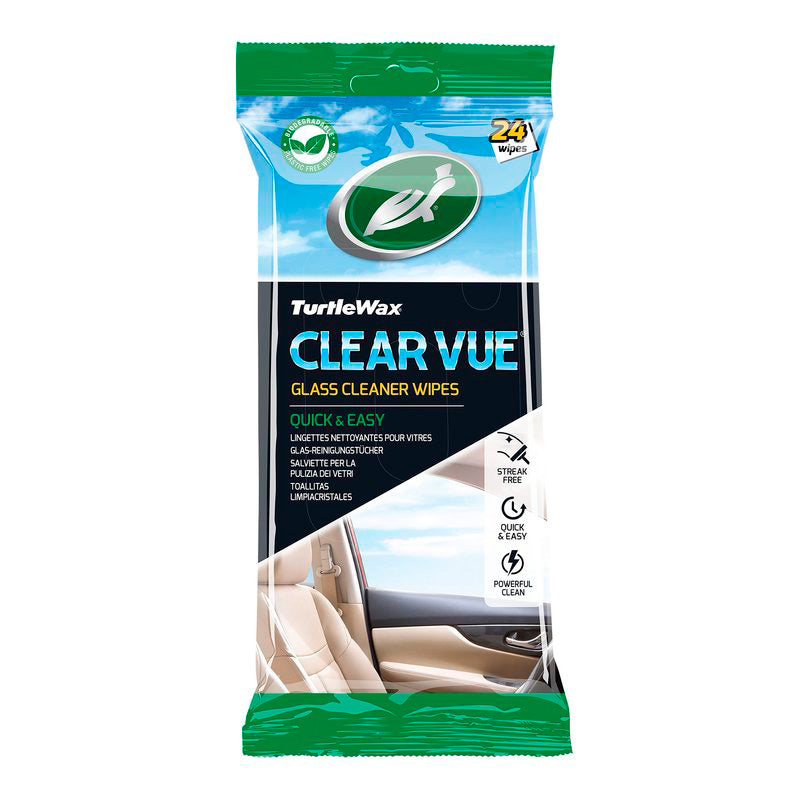 Turtle Wax 54098 Clear Vue Glasreinigungstücher 24 Stück