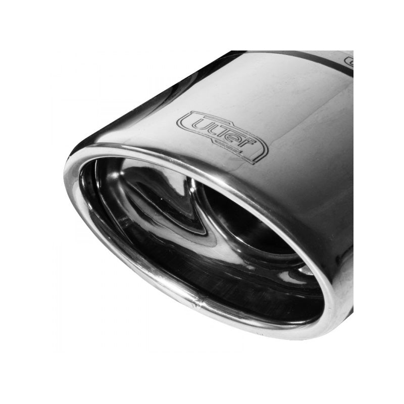 Ulter Sport, Sportauspuff, E-geprüft, Passend für Ford Fiësta VII Sport 1.6 (88kW) 2009-2014, 120x80mm
