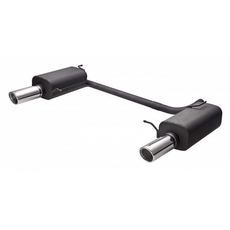 Ulter Sport, Doppelsportauspuff passend für Honda Accord VII Combi 2.2 i-CTDi 103kW 2002-2008 90mm, Stahl, Schwarz