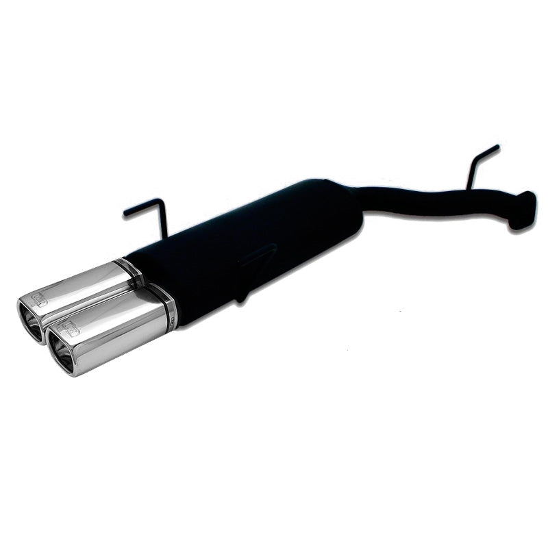 Ulter Sport, Sportauspuffanlage, Edelstahl, passend für Opel Vectra B Facelift Kombi 1.6i/1.8i/2.0i (1999-2002), 2x 80x65mm, E-gekennzeichnet
