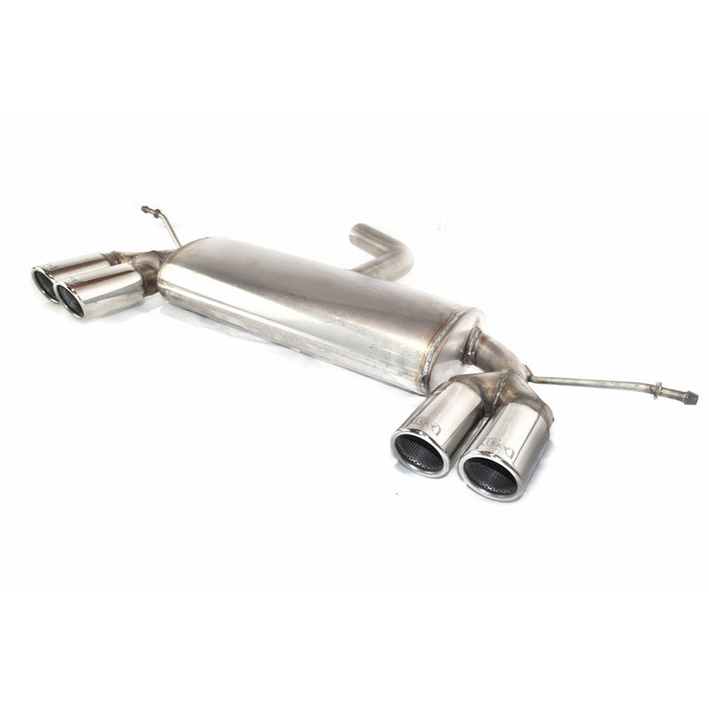 Ulter Sport, Doppel-Sportauspuff aus Edelstahl, Passend für Volkswagen Golf V HB 2003-2008, 2x 70mm, E-geprüft