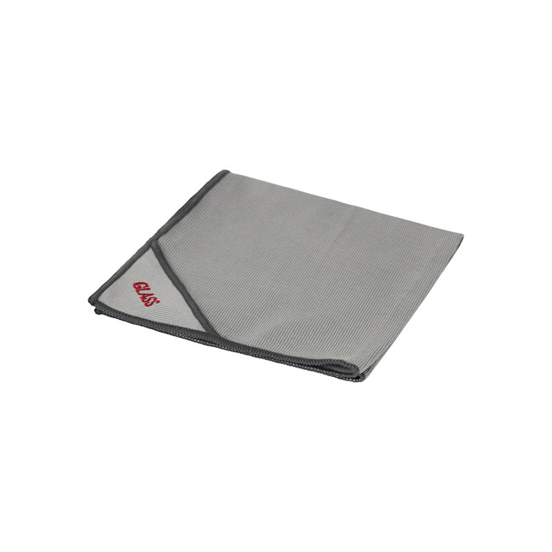 Valma, V011 Clean & Shine Mikrofaser Glasreinigungstuch, Polyester, Grau