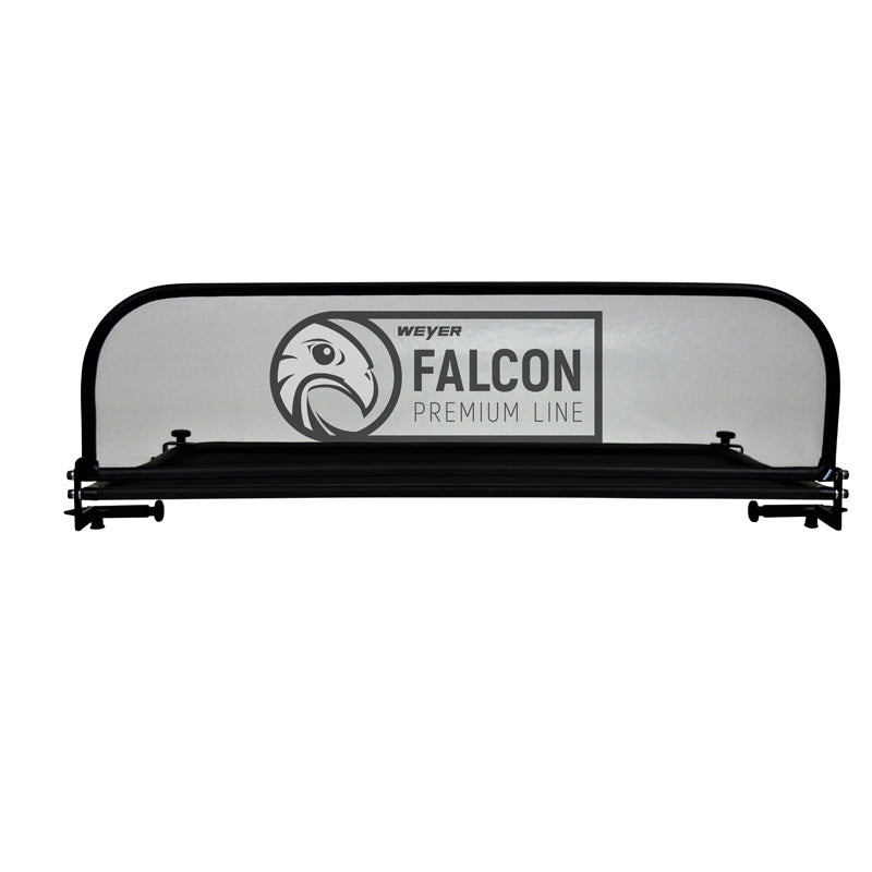 WEYER, Windschott Weyer Falcon Premium Line passend für Mini R52/R57 Cabrio 2004-2015 (Höhe 28cm), Stahl, Textil, Schwarz